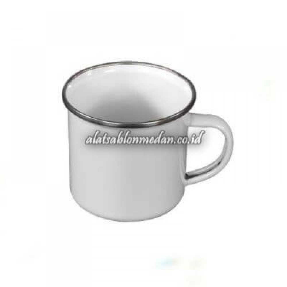 Sublime Blank Rhino Enamel Mug Silver Tip EM-02
